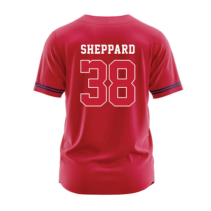 Utah Tech - NCAA Baseball : David Sheppard - Red Jersey-1