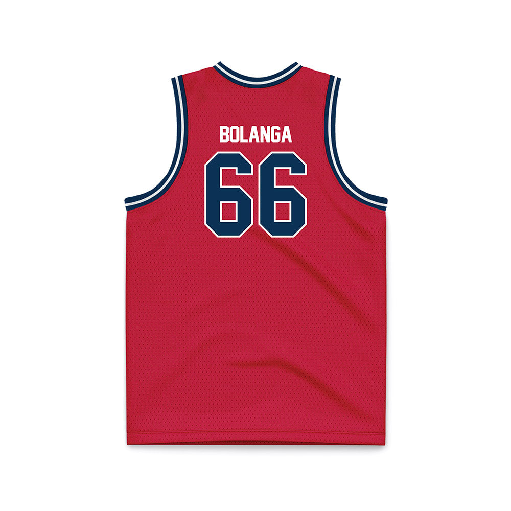 Utah Tech - NCAA Men's Basketball : Noah Bolanga - Red Basketball Jersey-1