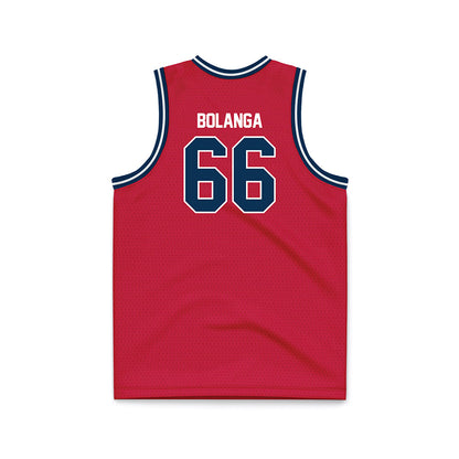 Utah Tech - NCAA Men's Basketball : Noah Bolanga - Red Basketball Jersey-1