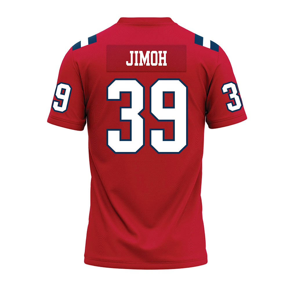 Utah Tech - NCAA Football : Jeremiah Jimoh - Red Premium Football Jersey-1