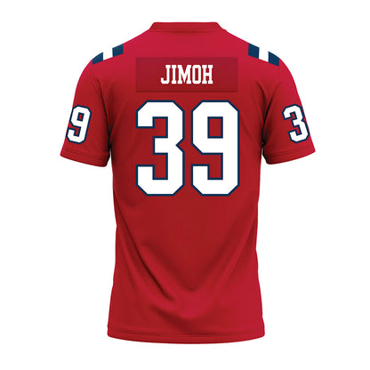 Utah Tech - NCAA Football : Jeremiah Jimoh - Red Premium Football Jersey-1