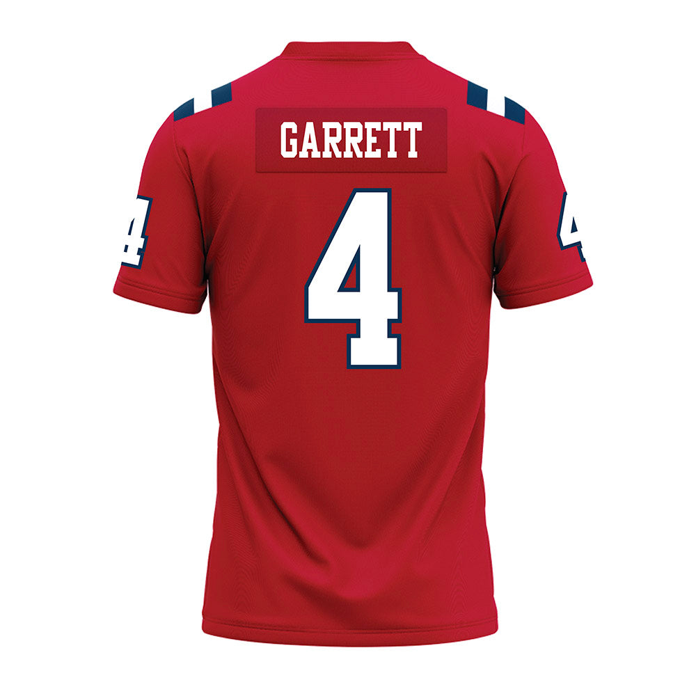 Utah Tech - NCAA Football : Shamar Garrett - Red Premium Football Jersey-1