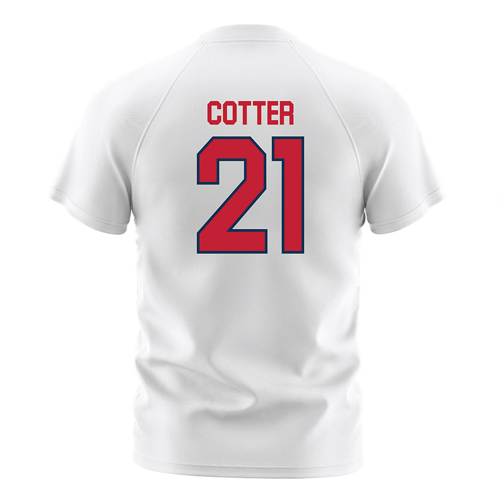 Utah Tech - NCAA Women's Soccer : Ella Cotter - White Soccer Jersey-1