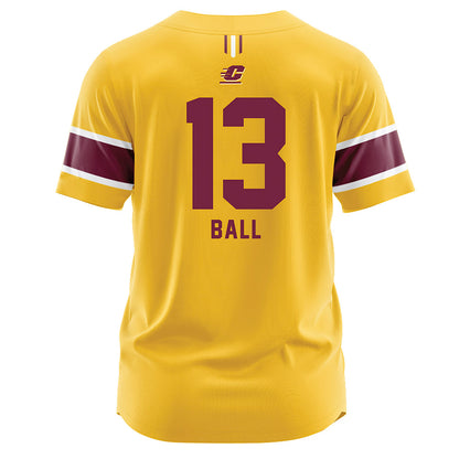 Central Michigan - NCAA Baseball : Nathan Ball - Jersey-1
