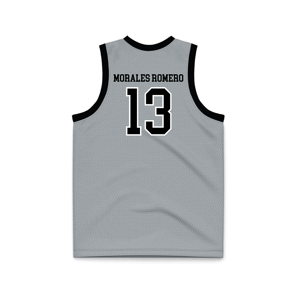 Providence - NCAA Women's Basketball : Marta Morales Romero - Grey Basketball Jersey-1