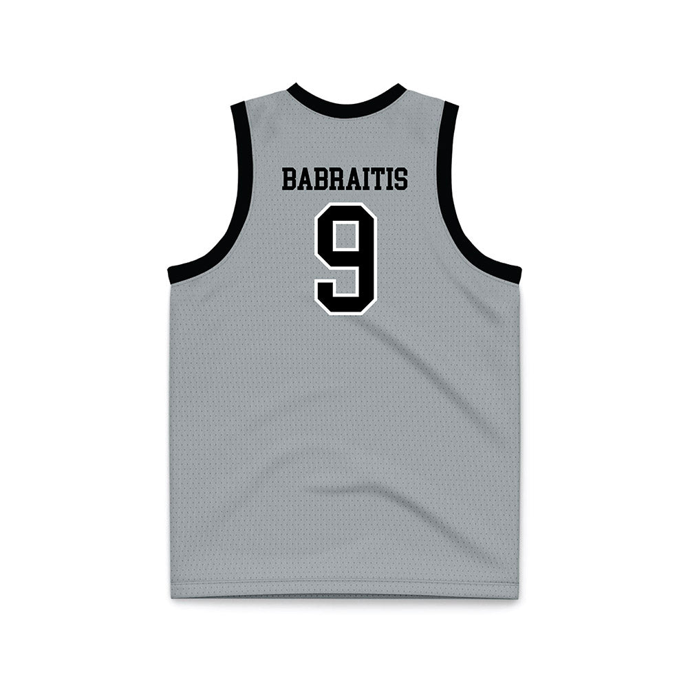 Providence - NCAA Women's Basketball : Austeja Babraitis - Grey Basketball Jersey-1