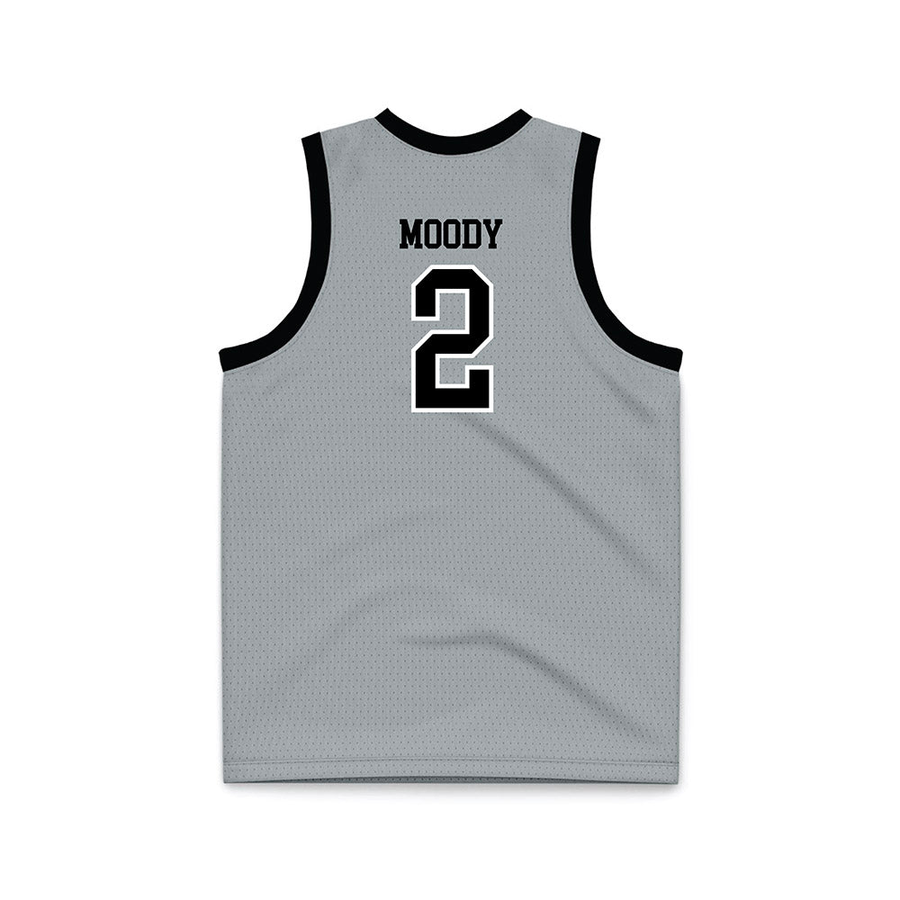 Providence - NCAA Women's Basketball : Princess Moody - Grey Basketball Jersey-1