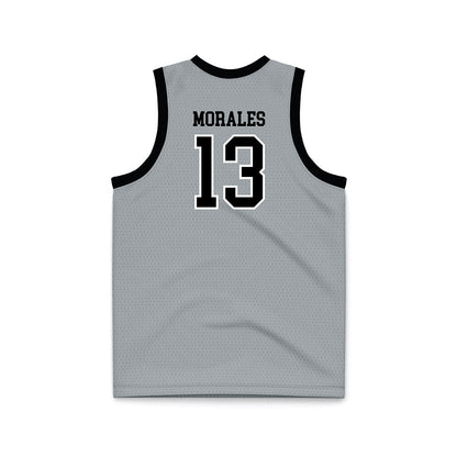 Providence - NCAA Women's Basketball : Marta Morales - Grey Basketball Jersey-1