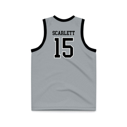 Providence - NCAA Women's Basketball : MacKayla Scarlett - Grey Basketball Jersey-1