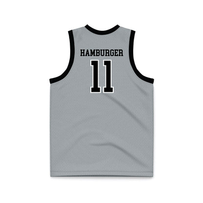 Providence - NCAA Women's Basketball : Riley Hamburger - Grey Basketball Jersey-1
