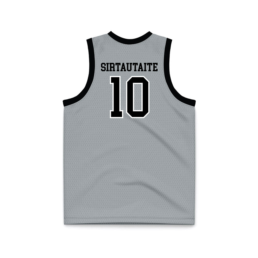 Providence - NCAA Women's Basketball : Ugne Sirtautaite - Grey Basketball Jersey-1