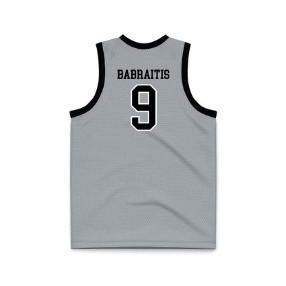 Providence - NCAA Women's Basketball : Austeja Babraitis - Grey Basketball Jersey-1