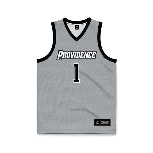 Providence - NCAA Women's Basketball : Kylee Sheppard - Grey Basketball Jersey-0