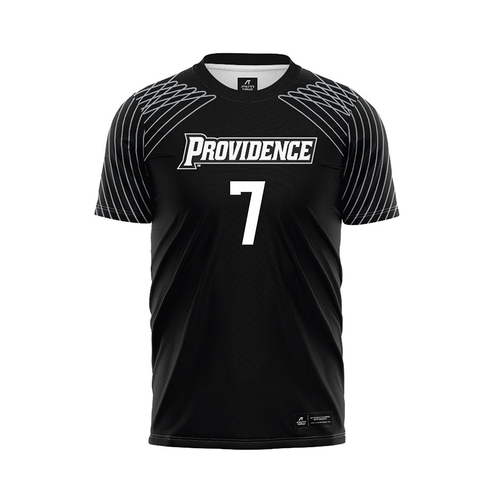 Providence - NCAA Women's Soccer : Caitlin Driscoll - Black Soccer Jersey-0