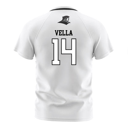 Providence - NCAA Men's Soccer : Michael Vella - White Soccer Jersey-1