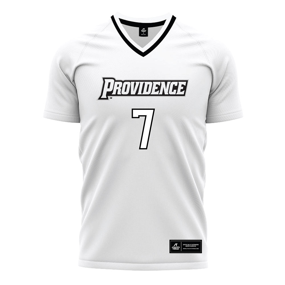 Providence - NCAA Men's Soccer : Bruno Rosa - White Soccer Jersey-0