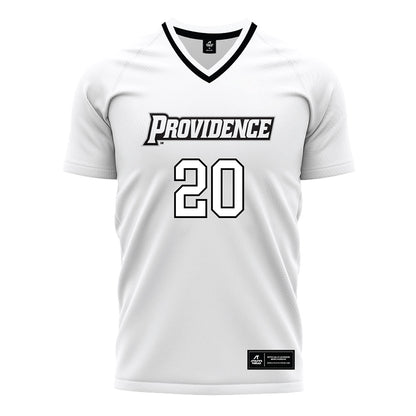 Providence - NCAA Men's Soccer : Angelo Ventrella - White Soccer Jersey-0