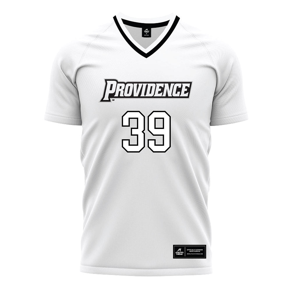 Providence - NCAA Men's Soccer : Christian Haikal - White Soccer Jersey-0
