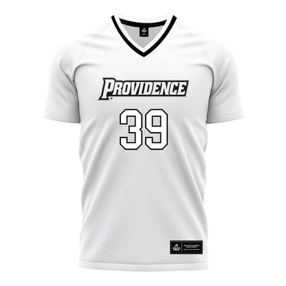 Providence - NCAA Men's Soccer : Christian Haikal - White Soccer Jersey-0