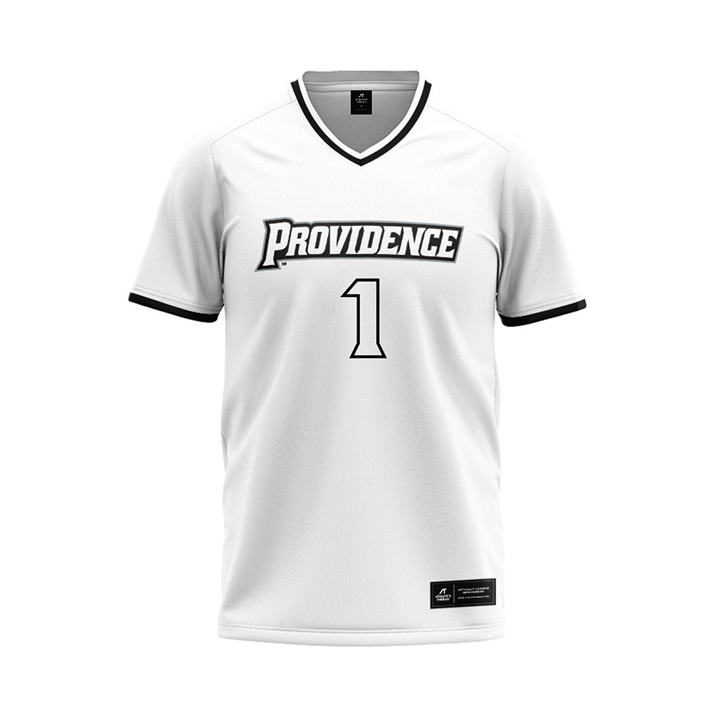 Providence - NCAA Softball : Elisa Smith - White Baseball Jersey-0