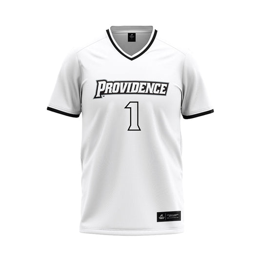 Providence - NCAA Softball : Elisa Smith - White Baseball Jersey-0