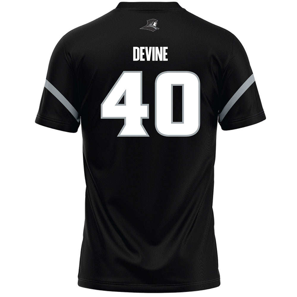 Providence - NCAA Men's Lacrosse : Kevin Devine - Black Lacrosse Jersey -1