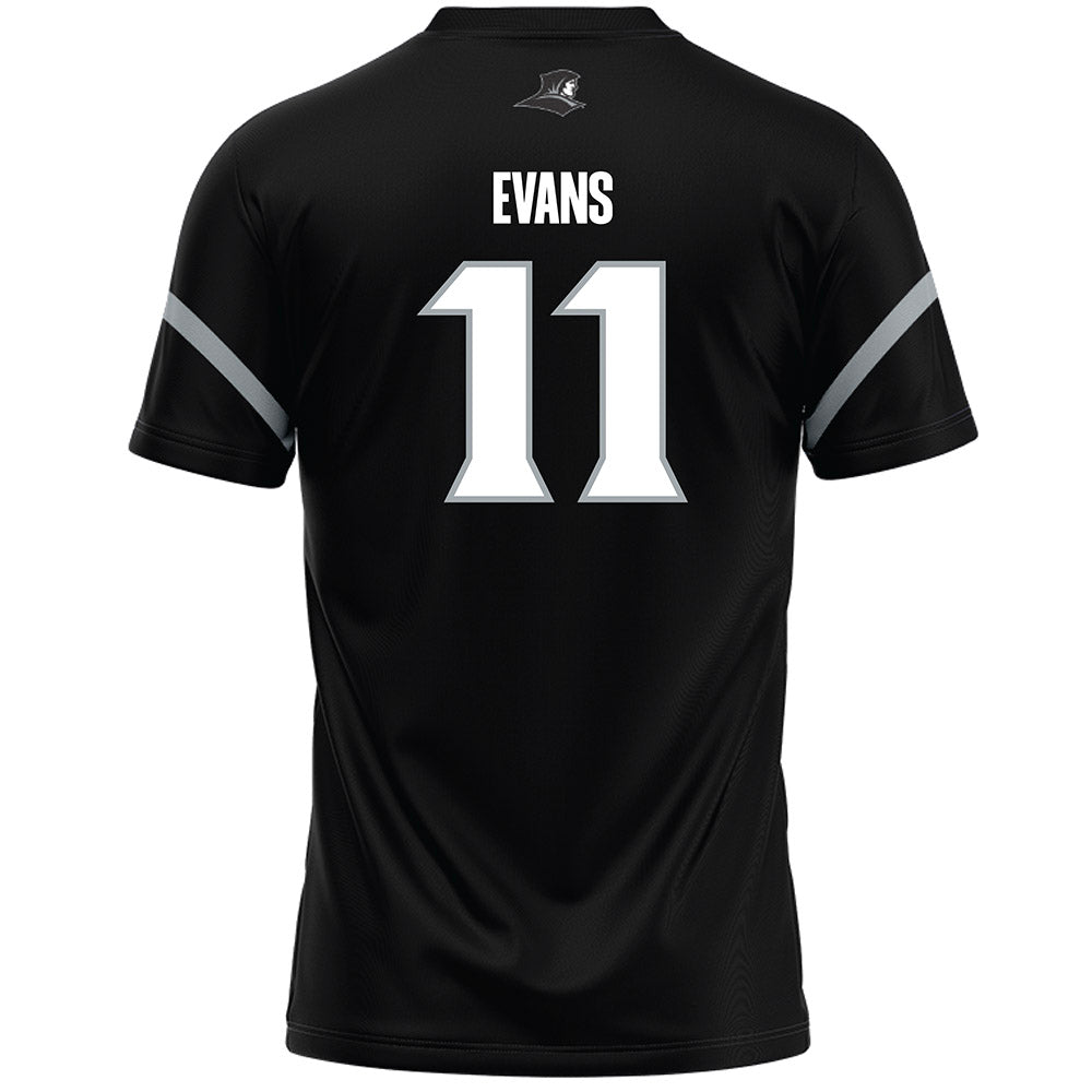 Providence - NCAA Men's Lacrosse : Stone Evans - Black Lacrosse Jersey -1