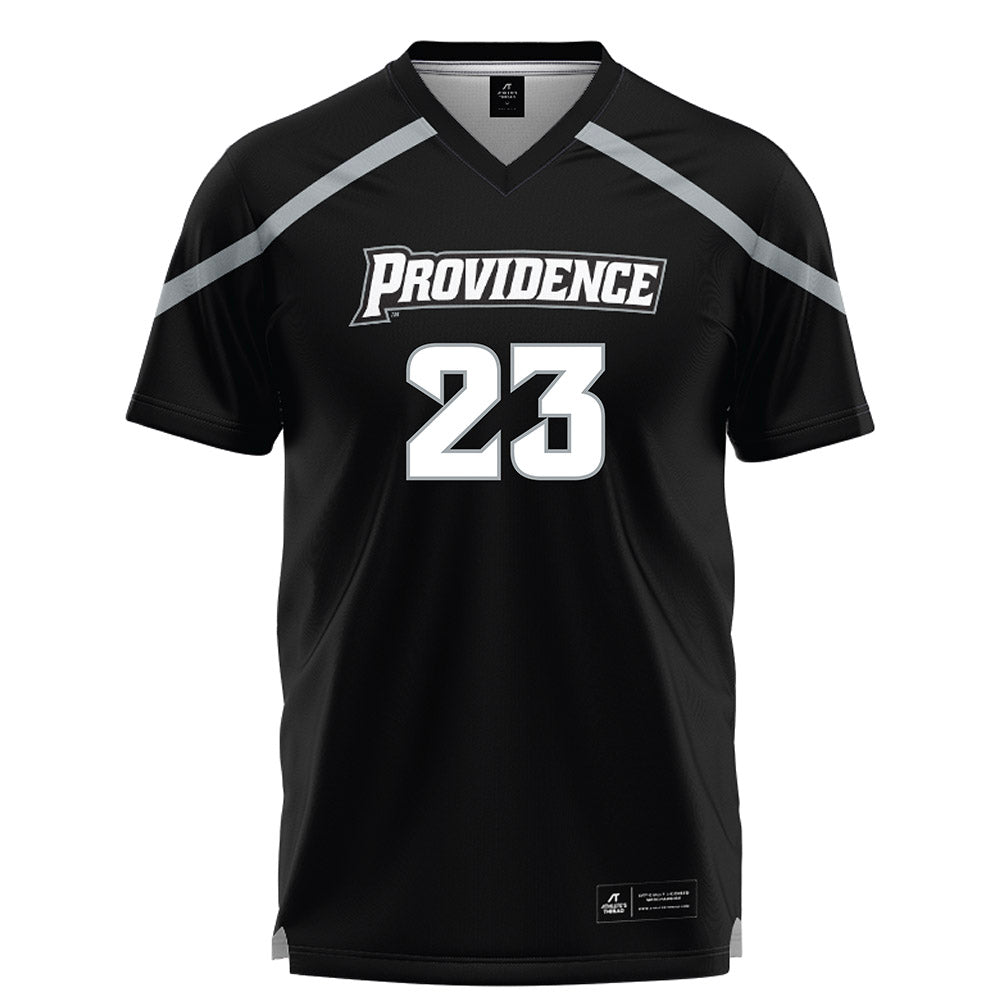 Providence - NCAA Men's Lacrosse : Vincent Horton - Black Lacrosse Jersey -0