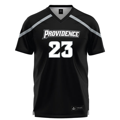 Providence - NCAA Men's Lacrosse : Vincent Horton - Black Lacrosse Jersey -0