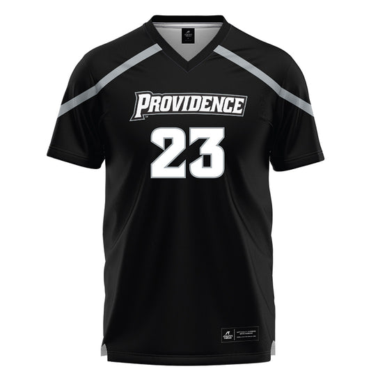 Providence - NCAA Men's Lacrosse : Vincent Horton - Black Lacrosse Jersey -0