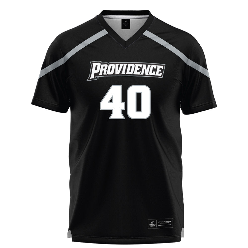 Providence - NCAA Men's Lacrosse : Kevin Devine - Black Lacrosse Jersey -0