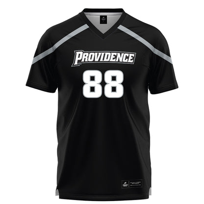 Providence - NCAA Men's Lacrosse : Eddie Perry - Black Lacrosse Jersey -0