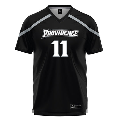 Providence - NCAA Men's Lacrosse : Stone Evans - Black Lacrosse Jersey -0