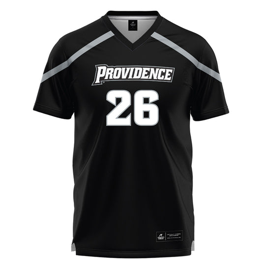 Providence - NCAA Men's Lacrosse : Spencer Liston - Black Lacrosse Jersey -0