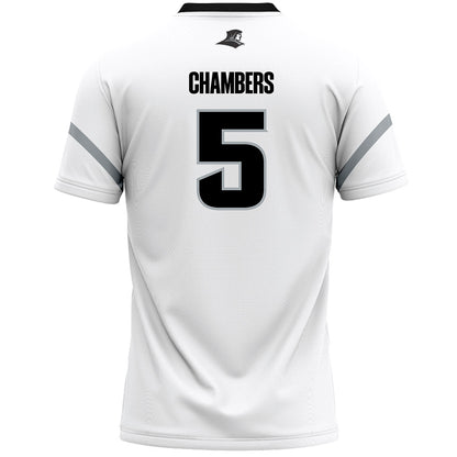 Providence - NCAA Men's Lacrosse : Rhett Chambers - White Lacrosse Jersey -1