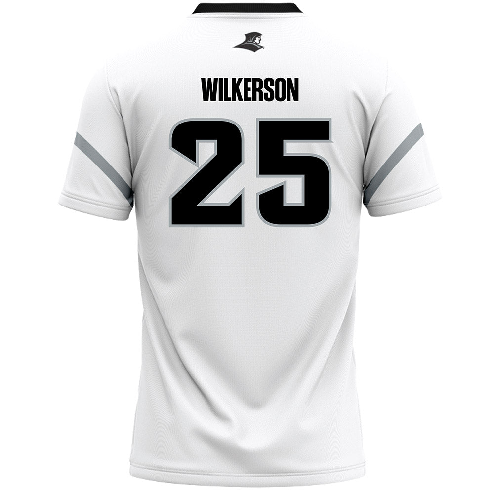 Providence - NCAA Men's Lacrosse : Jay Wilkerson - White Lacrosse Jersey -1