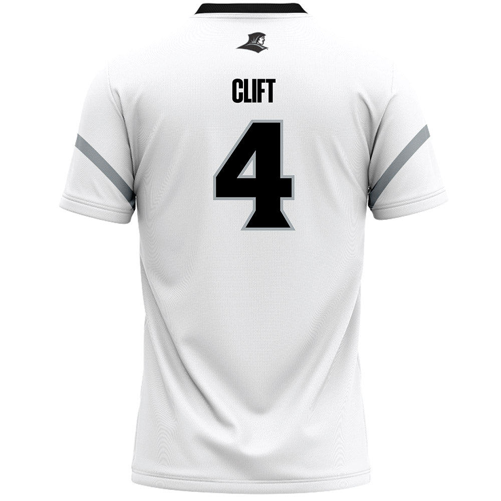 Providence - NCAA Men's Lacrosse : Drew Clift - White Lacrosse Jersey -1