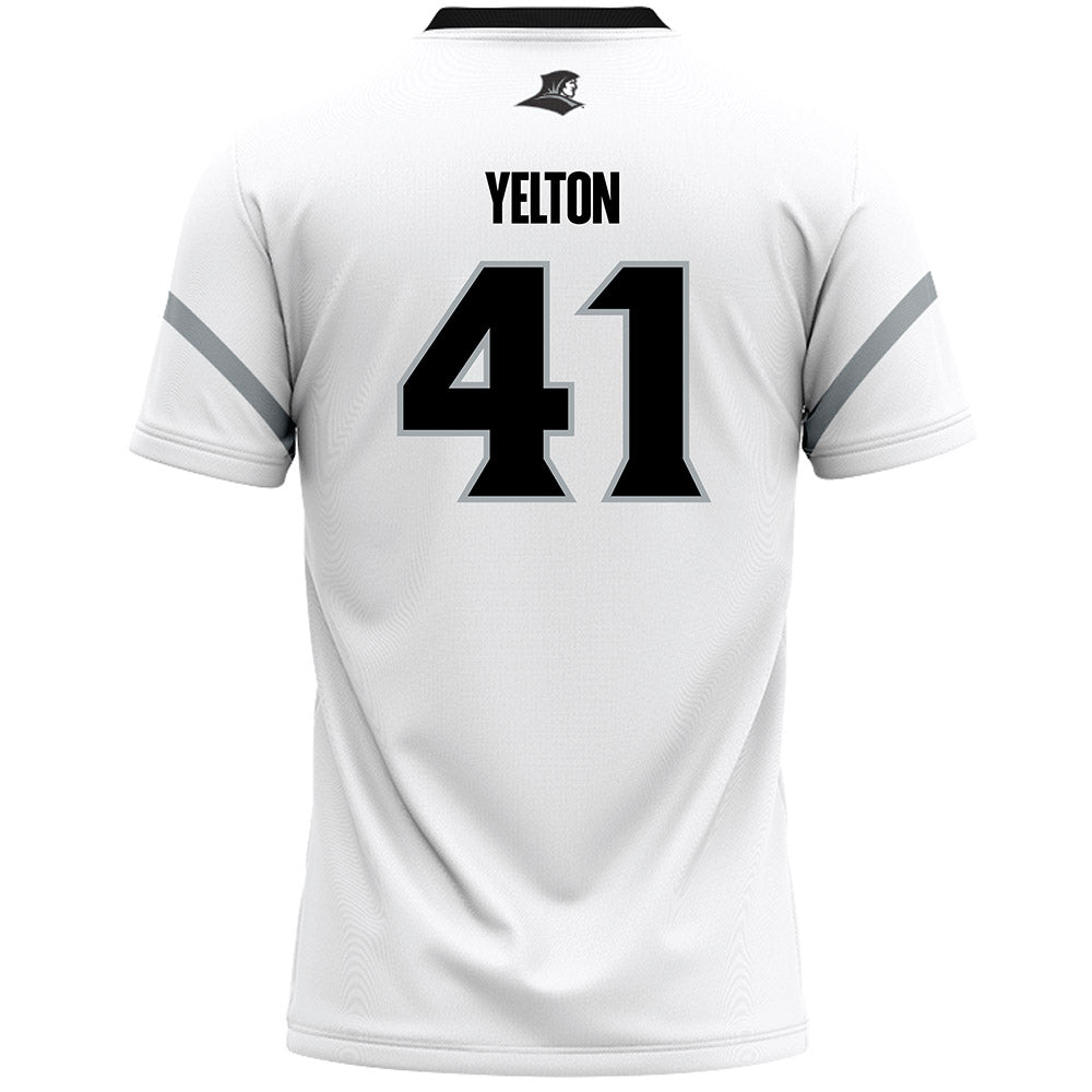 Providence - NCAA Men's Lacrosse : Trent Yelton - White Lacrosse Jersey -1