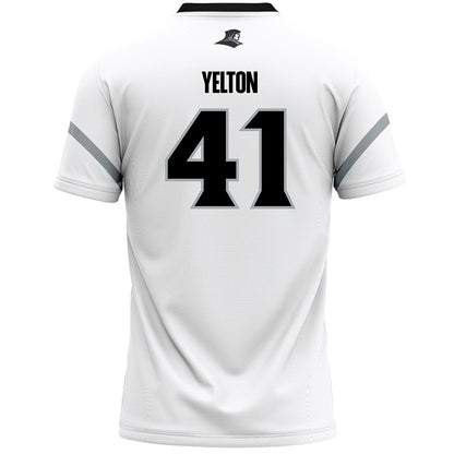Providence - NCAA Men's Lacrosse : Trent Yelton - White Lacrosse Jersey -1
