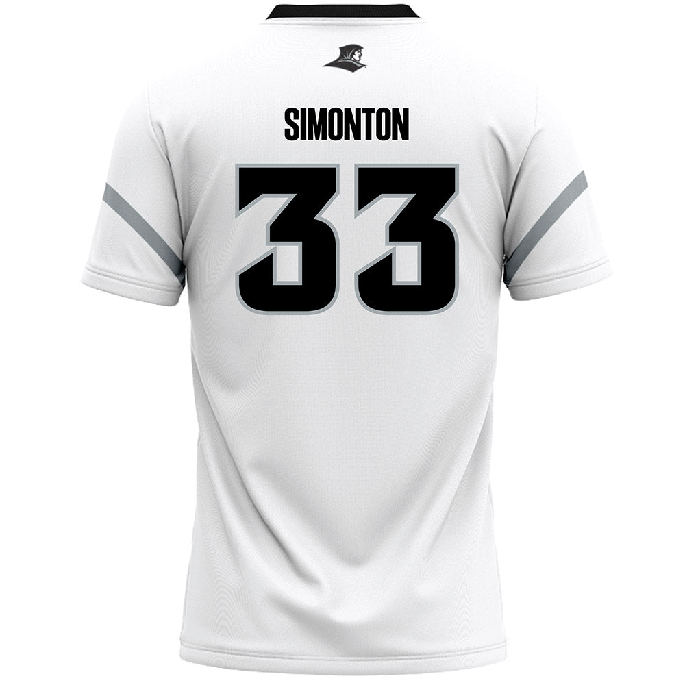 Providence - NCAA Men's Lacrosse : Chris Simonton - White Lacrosse Jersey -1