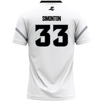 Providence - NCAA Men's Lacrosse : Chris Simonton - White Lacrosse Jersey -1
