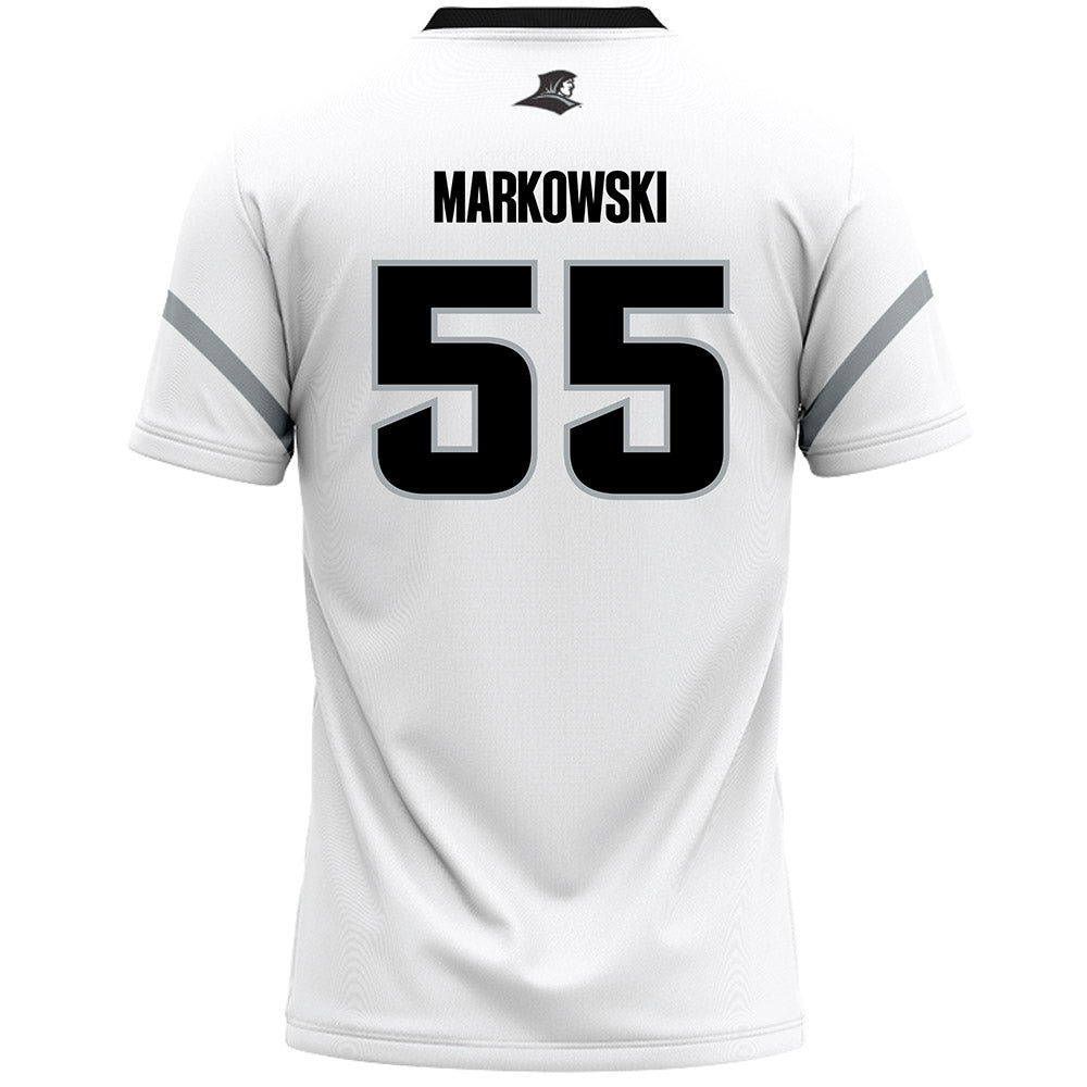 Providence - NCAA Men's Lacrosse : Stephen Markowski - White Lacrosse Jersey -1