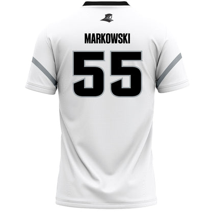 Providence - NCAA Men's Lacrosse : Stephen Markowski - White Lacrosse Jersey -1