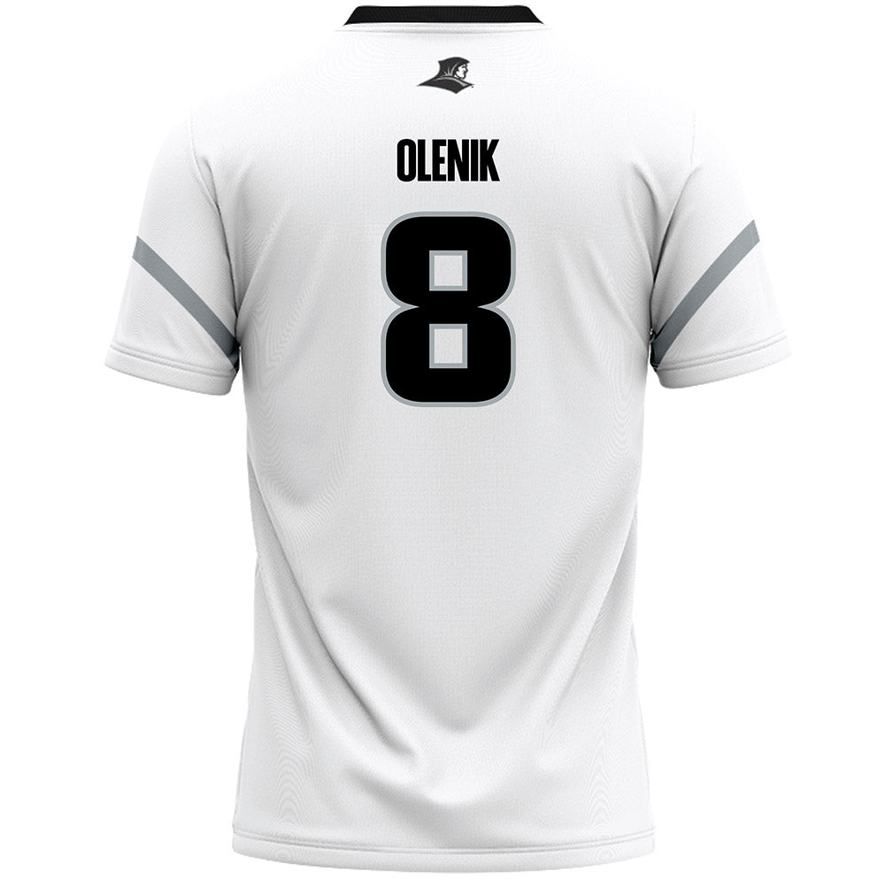 Providence - NCAA Men's Lacrosse : Ian Olenik - White Lacrosse Jersey -1