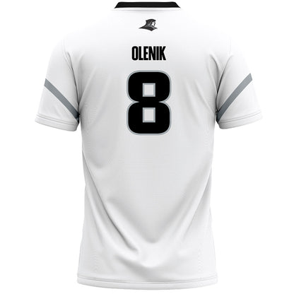 Providence - NCAA Men's Lacrosse : Ian Olenik - White Lacrosse Jersey -1