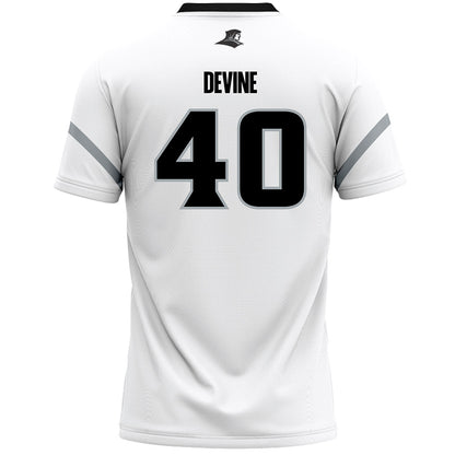 Providence - NCAA Men's Lacrosse : Kevin Devine - White Lacrosse Jersey -1