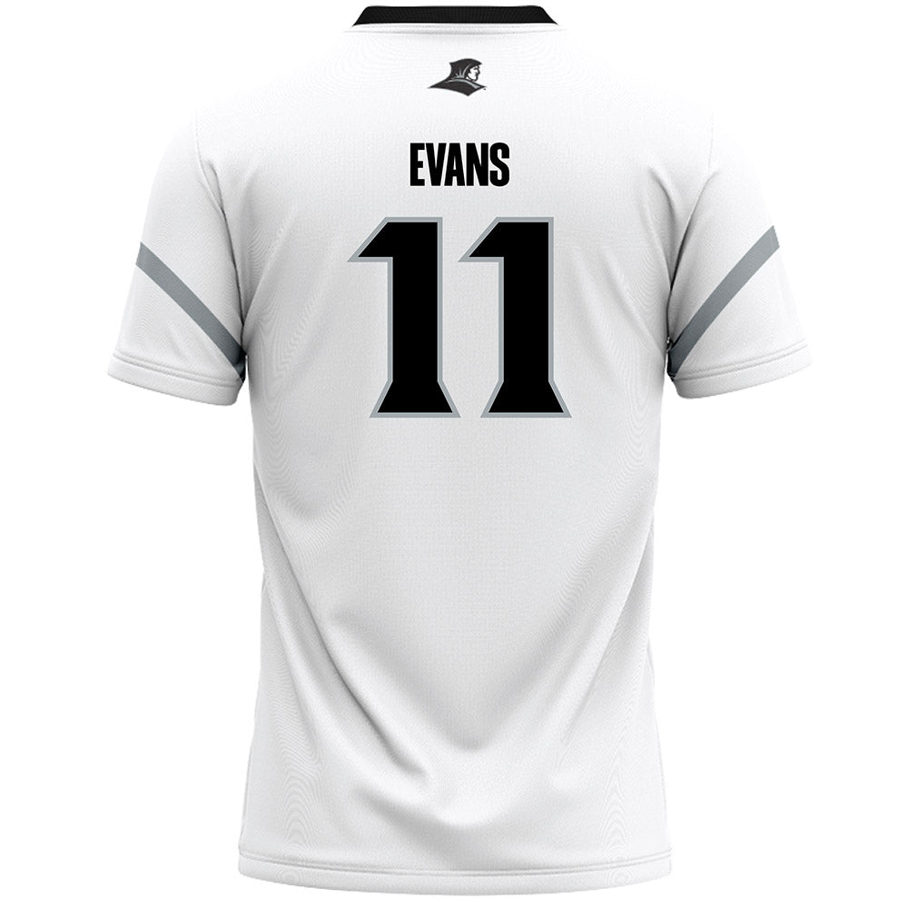 Providence - NCAA Men's Lacrosse : Stone Evans - White Lacrosse Jersey -1