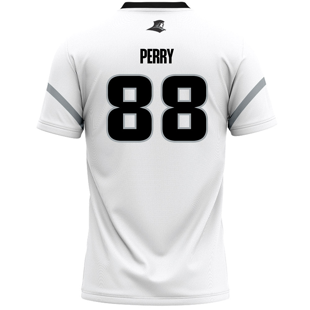 Providence - NCAA Men's Lacrosse : Eddie Perry - White Lacrosse Jersey -1