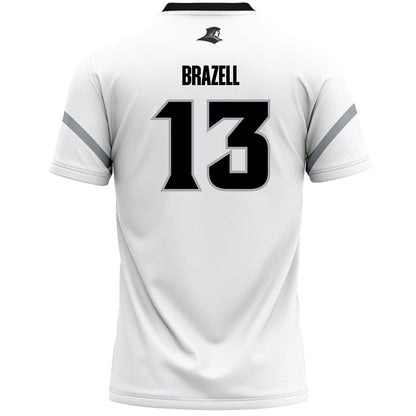 Providence - NCAA Men's Lacrosse : Sam Brazell - White Lacrosse Jersey -1