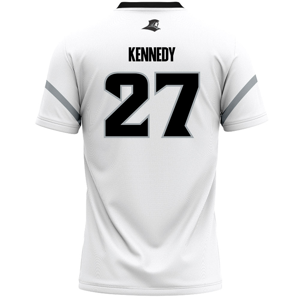Providence - NCAA Men's Lacrosse : Parker Kennedy - White Lacrosse Jersey -1